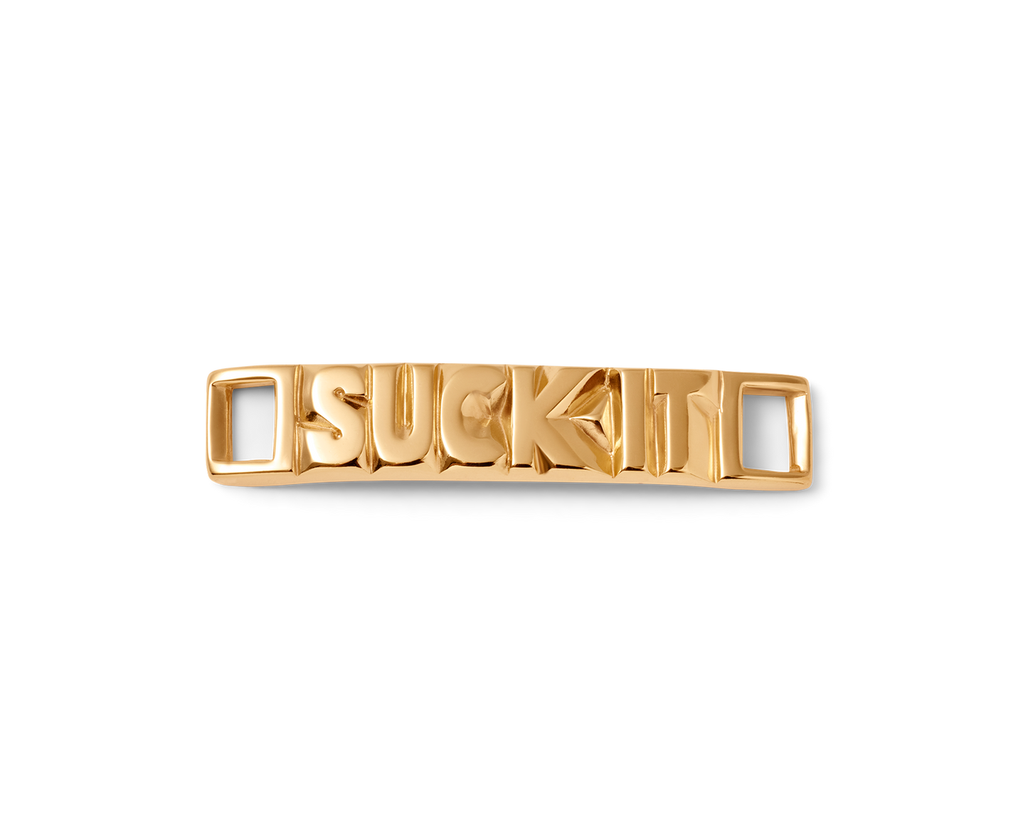 Suck it Shoe Lace Tag
