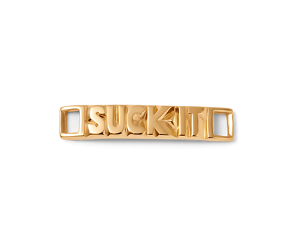 Suck it Shoe Lace Tag