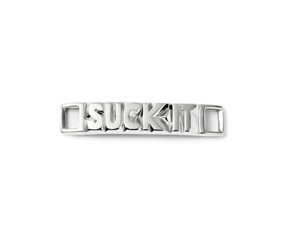 Suck it Shoe Lace Tag