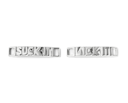 Shoe Lace Tag Bundle Suck it - Lick it