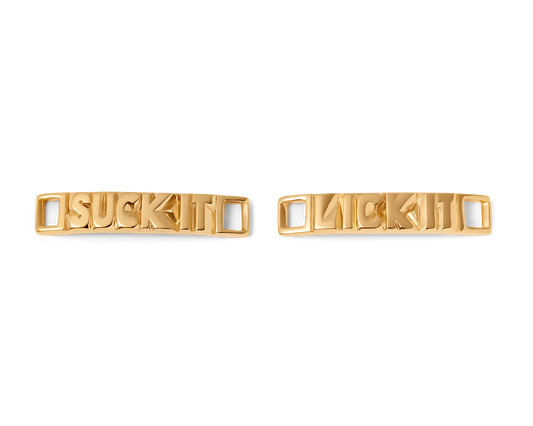 Shoe Lace Tag Bundle Suck it - Lick it